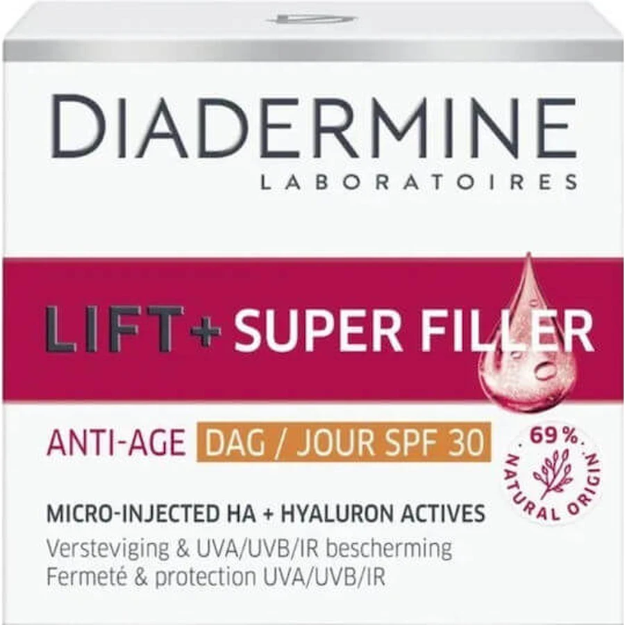 Diadermine Lift+ Super Filler Day Feuchtigkeitsspendende Gesichtscreme mit SPF 30 50ml