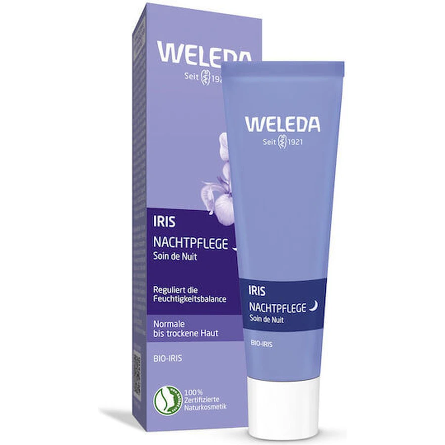 Weleda Iris Nuit Crème Hydratante Visage 24h 30ml