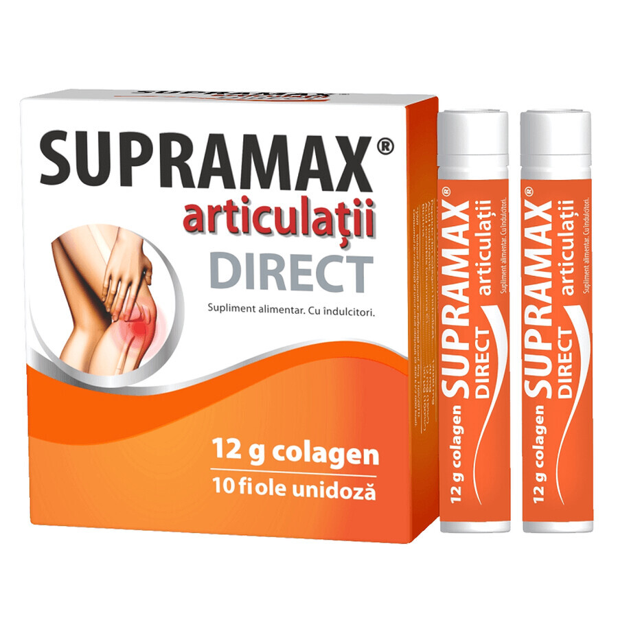 Supramax Joints Direct 12g collagen, 10 ampoules, Zdrovit