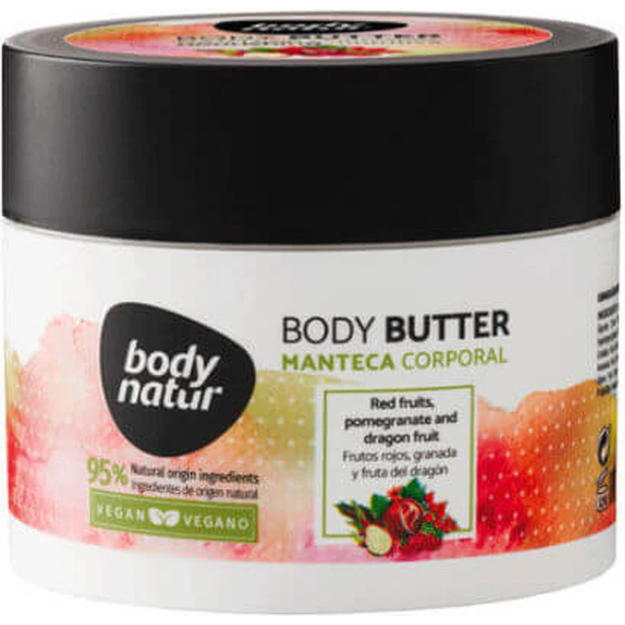 Body Natur Red Fruit Moisturising Body Butter für alle Hauttypen 200ml