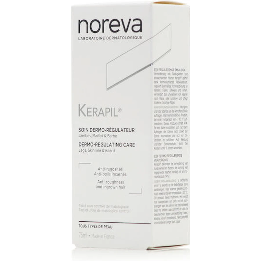 Noreva Kerapil Kerapil Cream Dermo-Regulating Care Moisturizing Body Cream for Dry Skin 75ml
