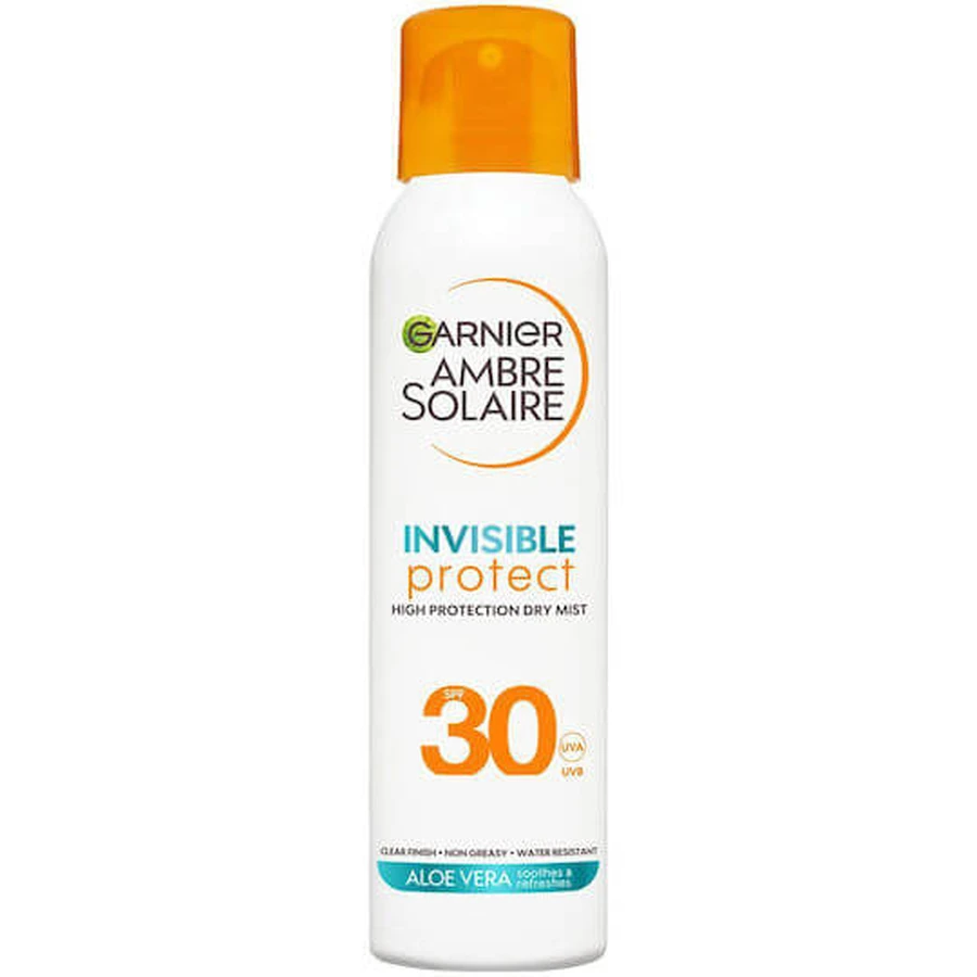 Garnier Invisible Protect Mist Mist Waterproof Sun Protection Body Mist SPF30 150ml
