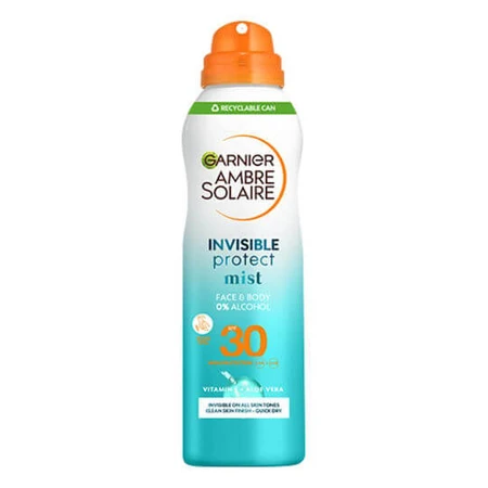 Garnier Invisible Protect Mist Mist Waterproof Sun Protection Body Mist SPF30 150ml