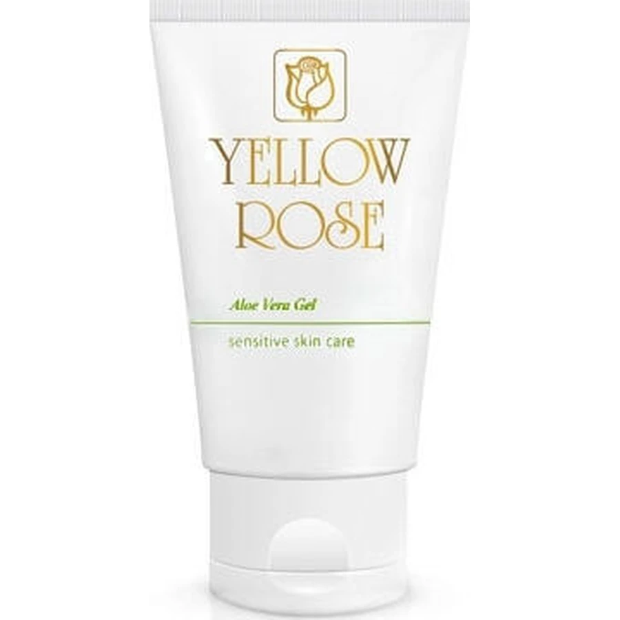 Gelbe Rose Feuchtigkeitsspendendes regenerierendes regenerierendes Gel mit Aloe Vera für empfindliche Haut 125ml