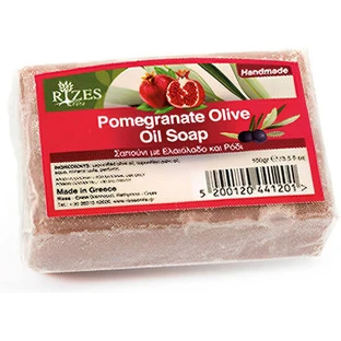 Rizes Crete Savon à l'huile d'olive Grenade Savon corporel 100gr