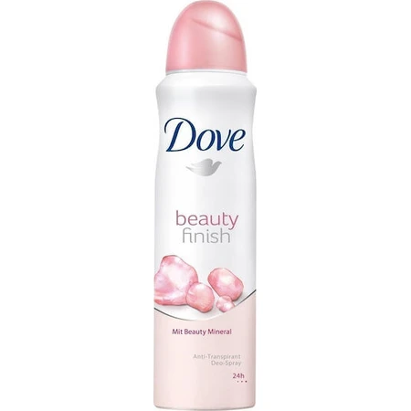 Dove Beauty Finish Angereichert mit lichtreflektierenden Mineralien Deodorant 48h Spray 150ml