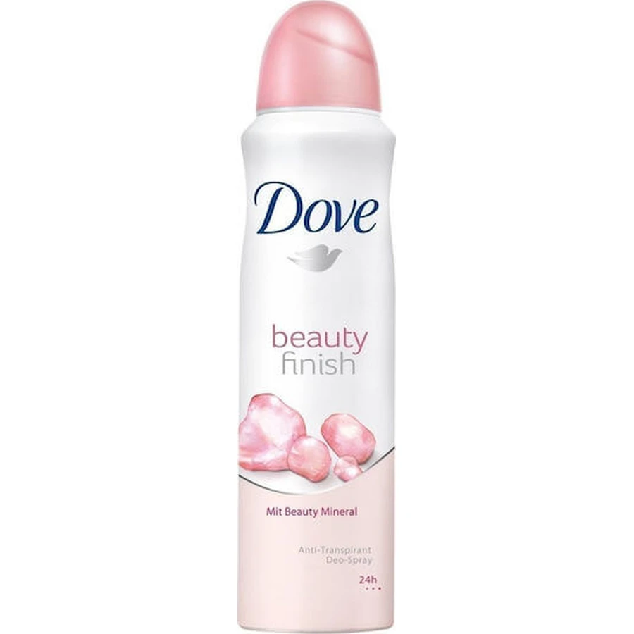 Dove Beauty Finish Angereichert mit lichtreflektierenden Mineralien Deodorant 48h Spray 150ml