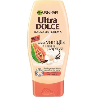 Garnier Ultra Dolce Leche de Vainilla y Papaya Acondicionador de Mantenimiento del Color para Cabello Teñido 250ml