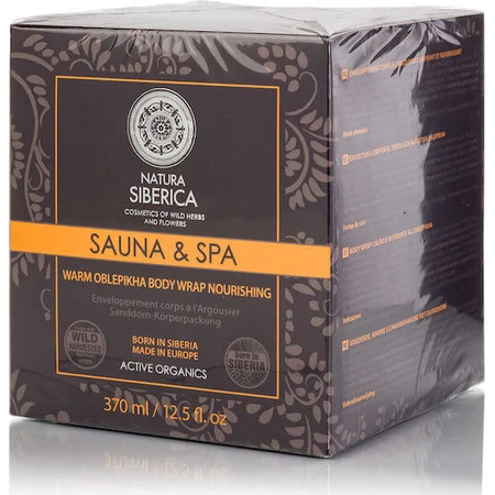 Natura Siberica Sauna & Spa Crema Corporal Anticelulítica Oblepikha Wrap 370ml