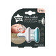 Soother White/Green Closer to Nature 0-6 months, 2 pcs, Tommee Tippee