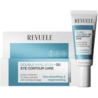 Revuele Double Hyaluron + B5 Feuchtigkeitsspendende & aufbauende Augencreme mit Hyaluronsäure 25ml