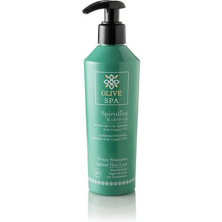 OliveSpa Spirulina & Olivenöl Haarshampoo gegen Haarausfall für alle Haartypen 250ml