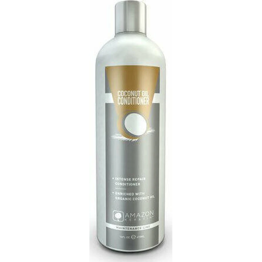 Amazon Keratin Keratin Coconut Oil Reconstruction/Nourishing Conditioner for All Hair Types 473ml
