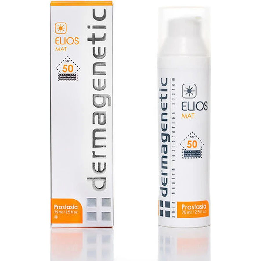 Dermagenetic Elios Mat Elios Mat Zonnebrandcrème Gezichtslotion SPF50 75ml