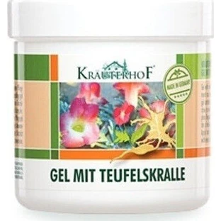 Krauterhof Gel de griffe du diable pour les douleurs musculaires et articulaires 250ml