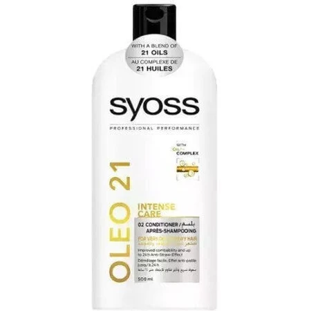 Syoss Oleo 21 Cuidado Intenso Acondicionador Reconstructor/Nutritivo para Todo Tipo de Cabello 500ml