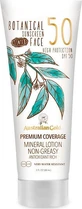 Australian Gold Botanical Botanical Mineral Water Resistant Facial Sun Cream SPF50 with Fair-Light Pigment 88ml