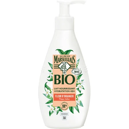 Le Petit Marseillais Fleur D' Oranger Lait corporel hydratant pour tous types de peaux 250ml