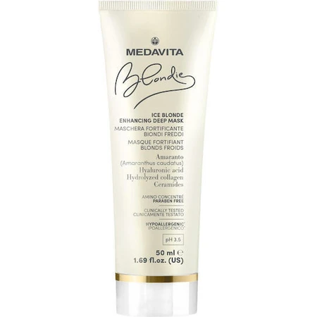 Medavita Blondie Ice Blonde Color Retaining Hair Mask 50ml