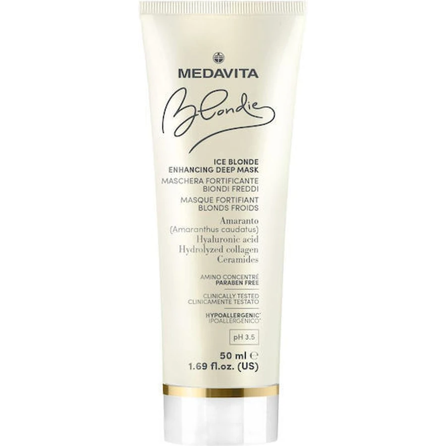 Medavita Blondie Ice Blonde Color Retaining Hair Mask 50ml