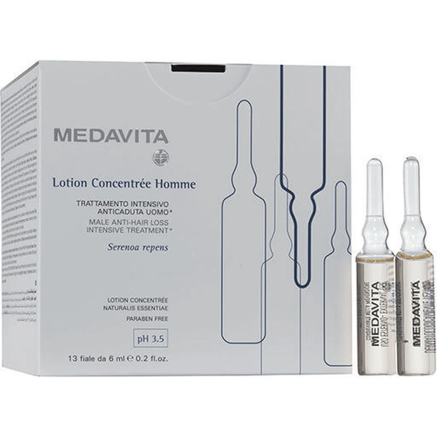 Medavita Lotion Concentree Homme Ampolla capilar para la caída del cabello 13x6ml