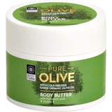 Bodyfarm Pure Olive Butter Moisturizing Body Butter with Hyaluronic Acid / Butcher's Milk for all skin types 200ml