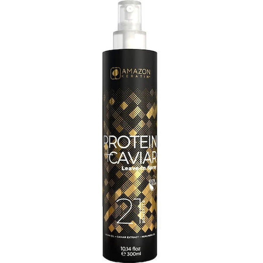 Amazon Keratin Protein & Kaviar Leave-in Glättende Haarlotion 300ml