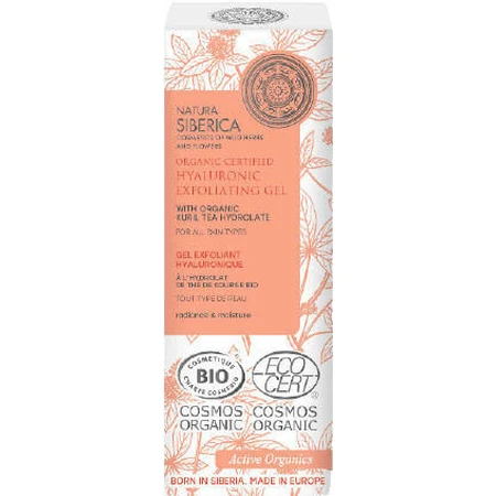 Natura Siberica Hyaluronic Hyaluronic Face Scrub Gel mit Bio-Kyrillentee Hydrolat 75ml