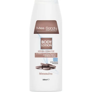 Miss Sandy Biscuit Crème hydratante pour le corps pour tous types de peau 500ml