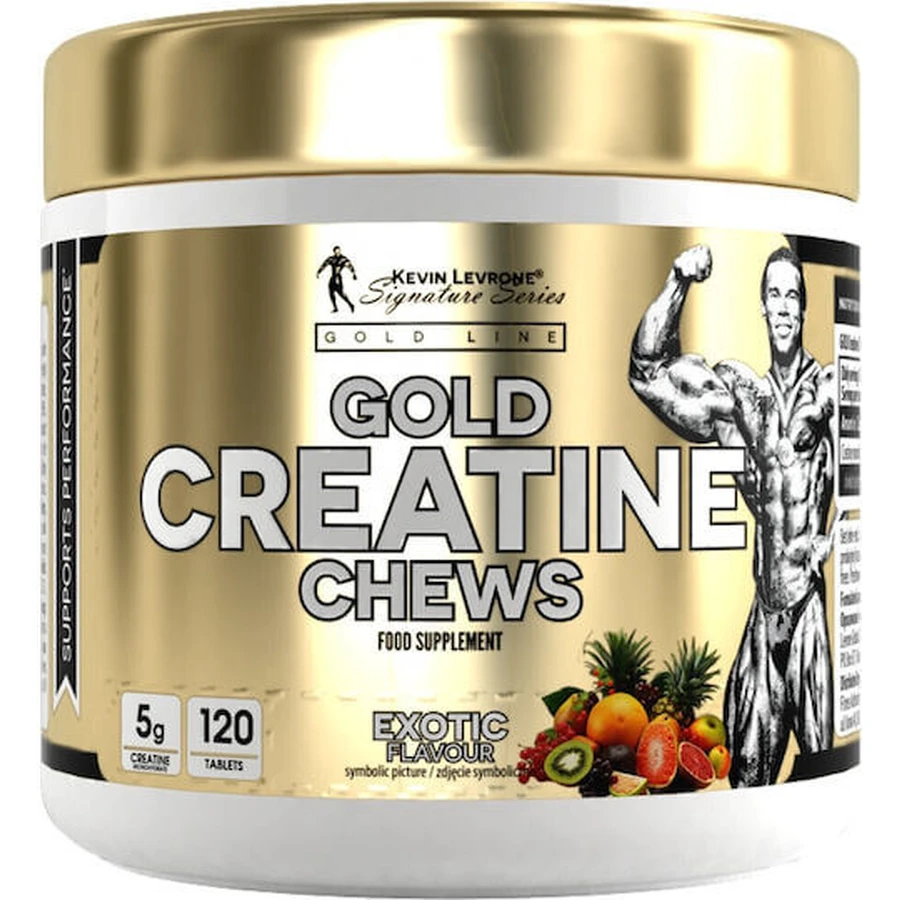 Kevin Levrone Gold Line - Creatine Chews Blaue Himbeere 120 Dateien