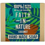 Faith in Nature Handseife Bar Bio-Kokosnuss Bio-Kokosnuss 100gr
