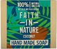 Faith in Nature Hand Soap Bar Organic Coconut Organic Coconut 100gr