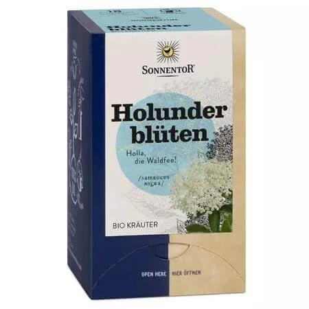 Elderflower tea Eco, 18 sachets, Sonnentor