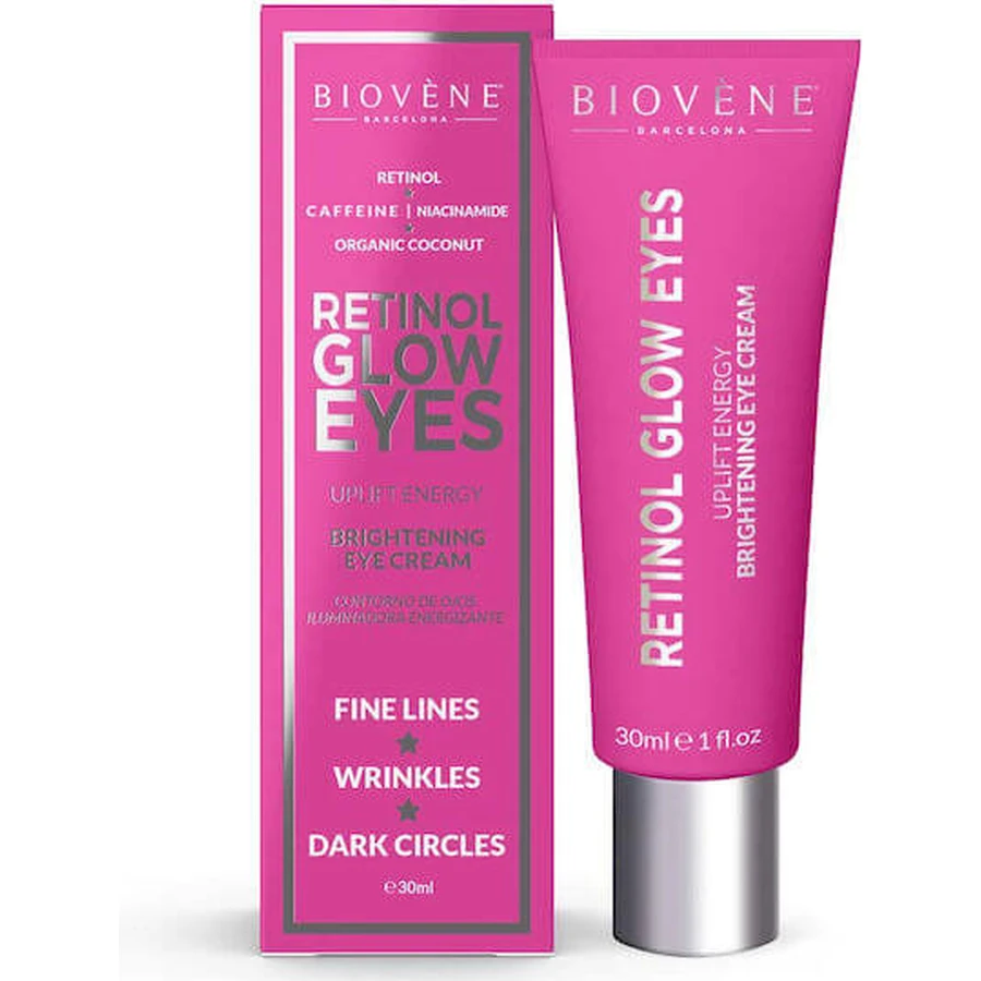 Biovene Glow Eyes Uplift Energy Hydraterende en Anti-aging Oogcrème met Retinol 30ml