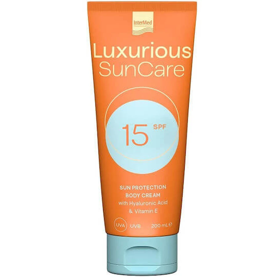 InterMed Luxurious Luxurious Suncare Sun Protection Body Cream SPF15 200ml