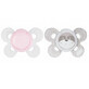 Chicco Physio Comfort - Succhietto In Silicone 0-6 Mesi Per Bambina, 2Succhietti