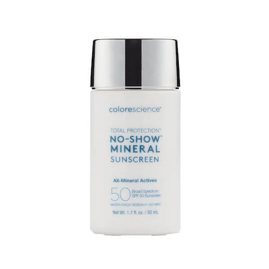 Colorescience Total Protection No Show Mineral Mineral Mineral Sunscreen Face SPF50 78ml