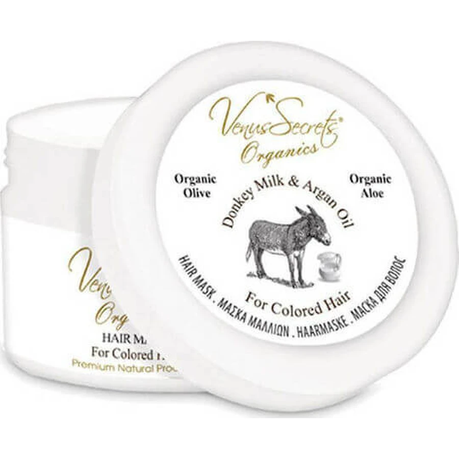 Venus Secrets Venus Secrets Leche de Burra y Aceite de Argán Mascarilla Capilar Fijadora del Color 280ml