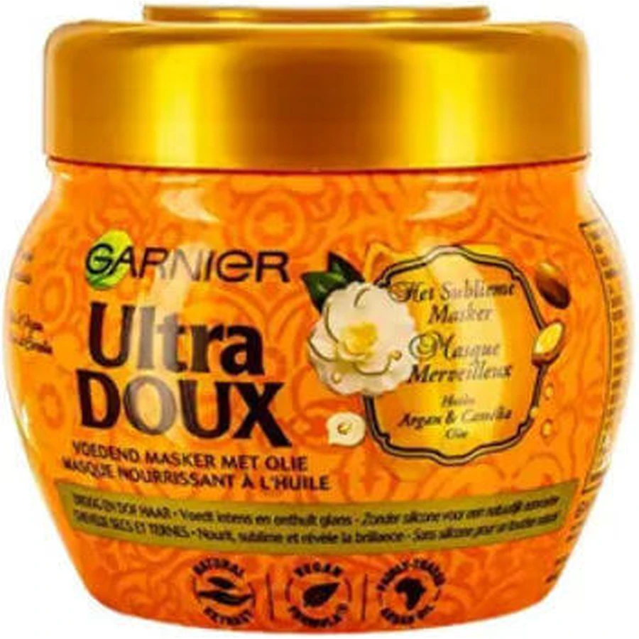 Garnier Ultra Milde Argan & Camelia Hydraterend Haarmasker 300ml