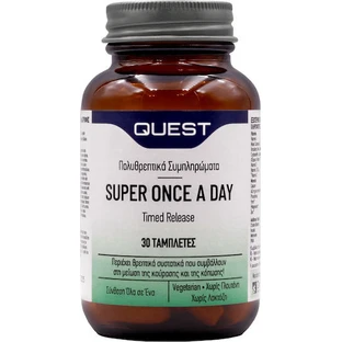 Quest Super Eenmaal daags getimede multivitamine voor energie- en immuunboost 30 tabletten