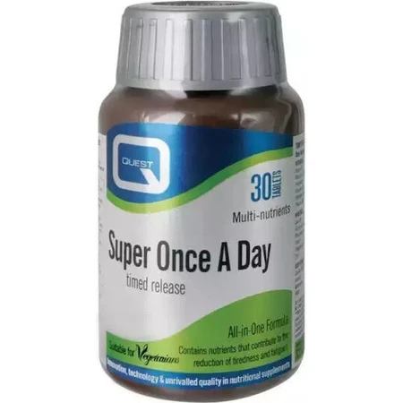 Quest Super Eenmaal daags getimede multivitamine voor energie- en immuunboost 30 tabletten