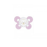 Physio Comfort anatomically shaped silicone soother, 6-12 months, Pink, 74913-7, Chicco