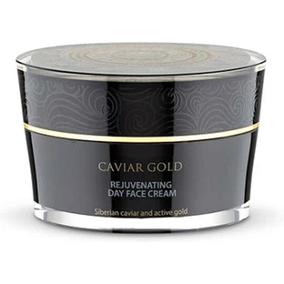 Natura Siberica Gold Hydraterende en Anti-Ageing Dagcrème voor het gezicht met hyaluronzuur en kaviaar 50ml