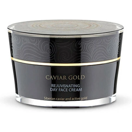 Natura Siberica Gold Feuchtigkeitsspendende und Anti-Ageing Tagescreme mit Hyaluronsäure und Kaviar 50ml