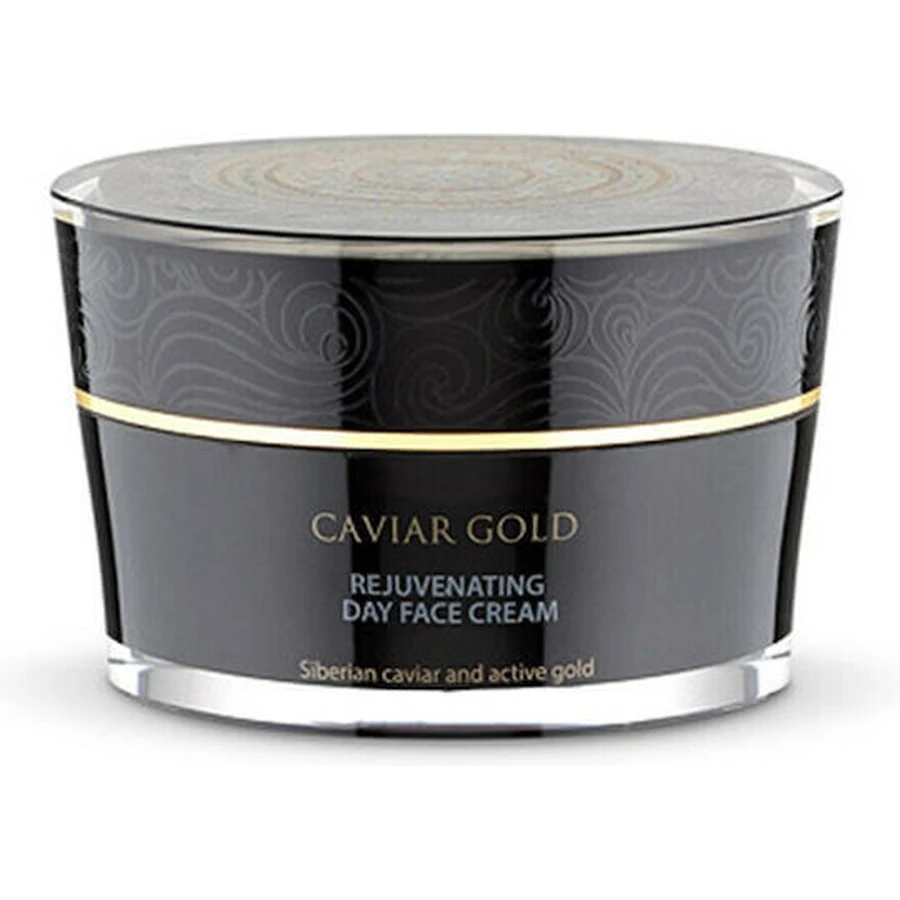 Natura Siberica Gold Feuchtigkeitsspendende und Anti-Ageing Tagescreme mit Hyaluronsäure und Kaviar 50ml