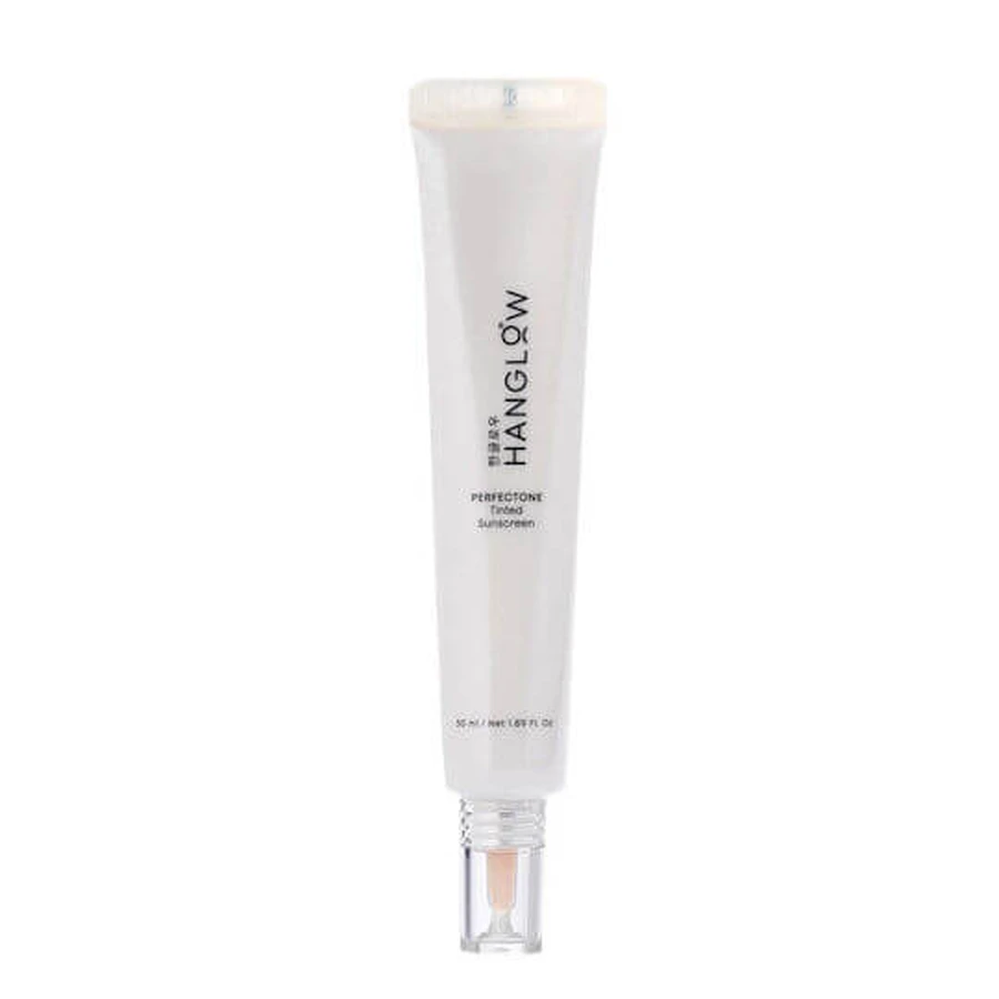 HanGlow PerfecTone Anti-Sun Face Cream SPF50+ z pigmentem 01 50ml: ceny i cechy
