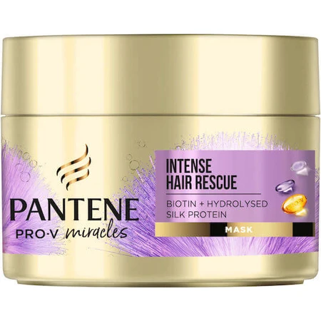 Pantene Pro-V Miracles Biotin Silk & Glowing Mascarilla capilar para un cabello brillante 160ml