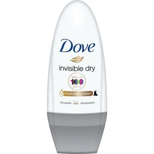 Dove Invisible Dry 100 Colour Tested Déodorant 48h Roll-on 50ml