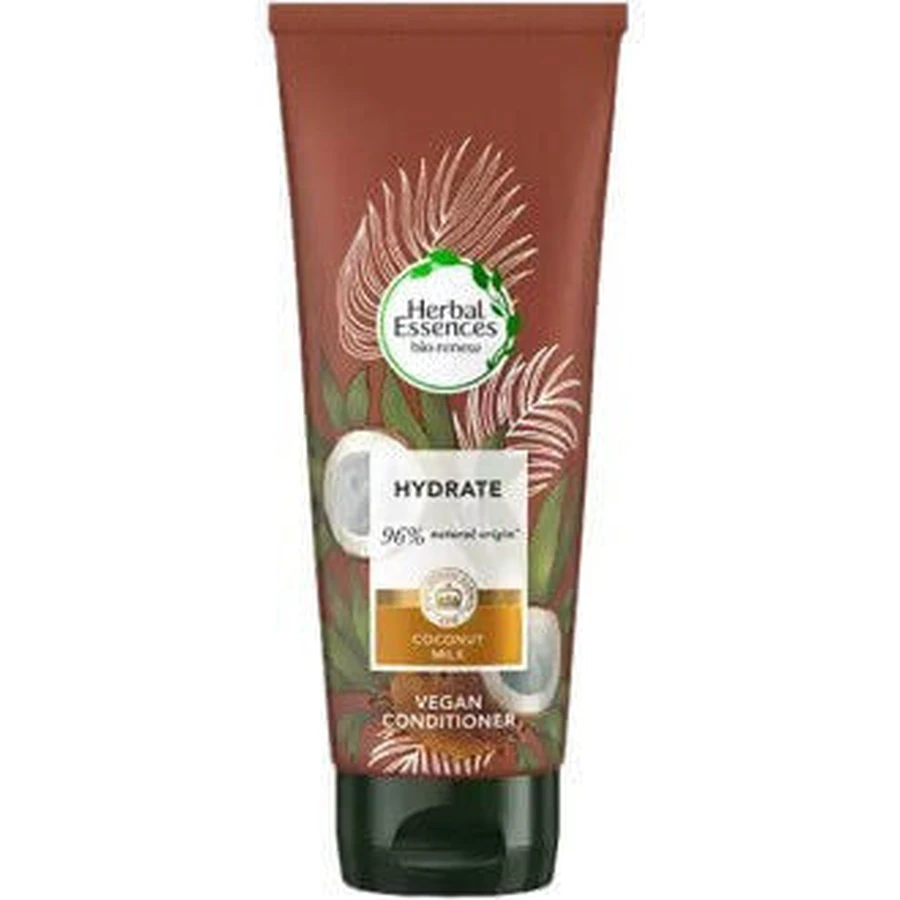Herbal Essences Kokosnussmilch Feuchtigkeitsspendende Spülung für geschädigtes Haar 180ml