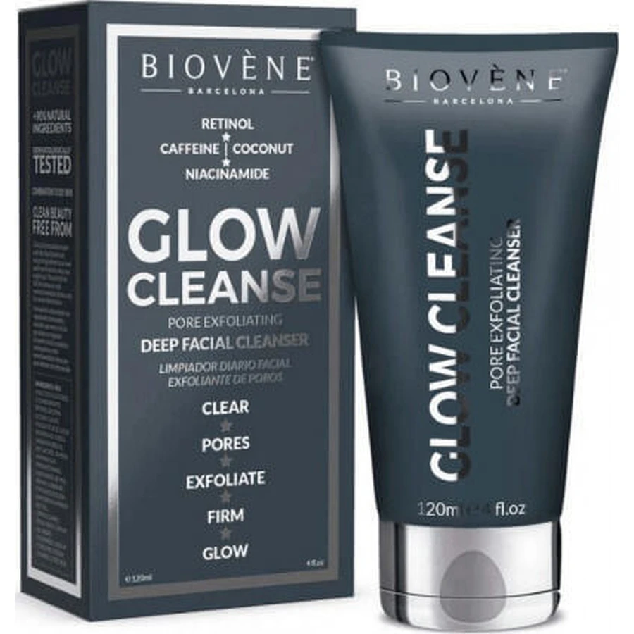Biovene Glow Cleanse Pore Exfoliating Deep Facial Cleanser Face Scrub 120ml